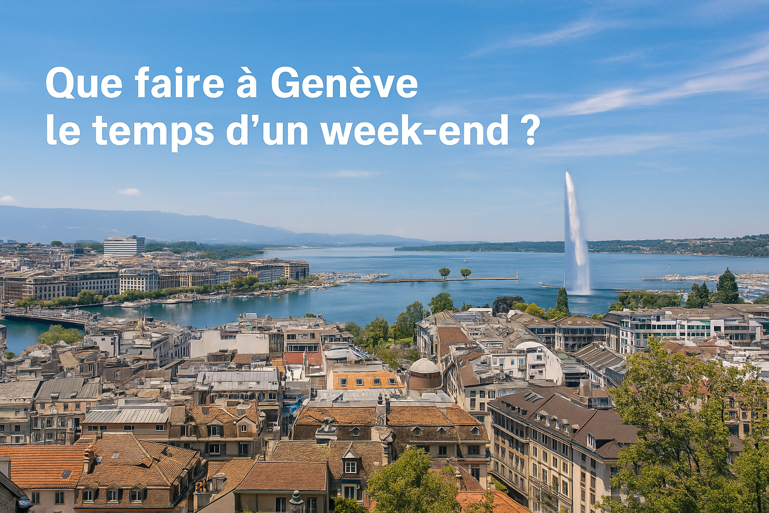 Que faire à Genève le temps d’un week-end ? 5 idées locales et originales