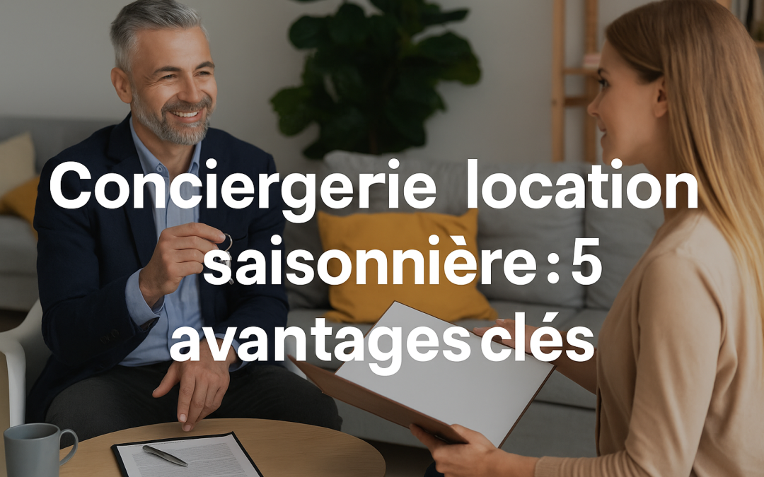 Conciergerie location saisonnière : 5 avantages clés