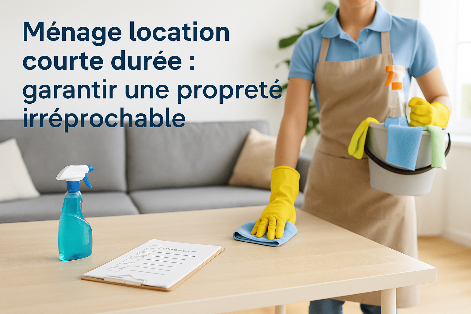 Ménage location courte durée : garantir une propreté irréprochable