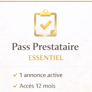 'Pass Prestataire – Essentiel (1 annonce)